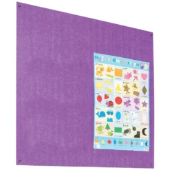 Eco-Colour Frameless Resist-A-Flame Noticeboards -Rubbermaid Shop 085463