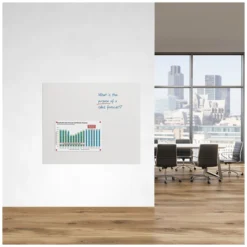 Write-On Frameless Magnetic Whiteboards -Rubbermaid Shop 085564