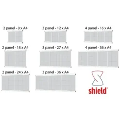 Resist-a-Flame Multibank Shield Showcase With Lift-Off Covers -Rubbermaid Shop 085885