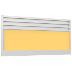 Lumiere Straight Desk Mounted Screens With Triple Tool Rail