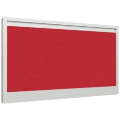 Lumiere Acoustic Straight Desk Mounted Screens With Single Tool Rail