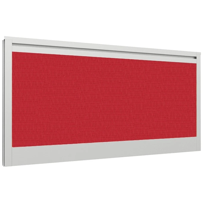 Lumiere Acoustic Straight Desk Mounted Screens With Single Tool Rail 2 Lumiere Acoustic Straight Desk Mounted Screens With Single Tool Rail - Image 2