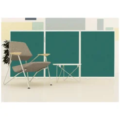 Lumiere Acoustic Straight Freestanding Partition Screens -Rubbermaid Shop 086418