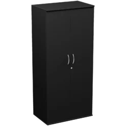 Eclipse Essential Black Office Cupboards -Rubbermaid Shop 089290