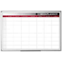 Bi-Office Magnetic Week Planner