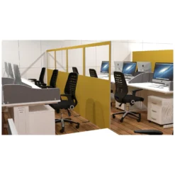 InterAct Freestanding Screens With Acrylic Vision Panel -Rubbermaid Shop 092797