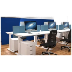 InterAct+ Rectangular Backdrop Desktop Screens -Rubbermaid Shop 092800