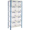 BiG340 Shelving Bay With 10 X 35 Litre Really Useful Boxes