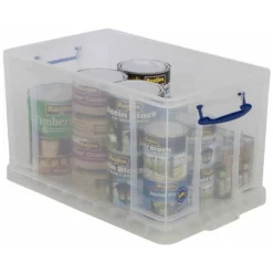 BiG340 Shelving Bay With 12 X 84 Litre Really Useful Boxes -Rubbermaid Shop 093064