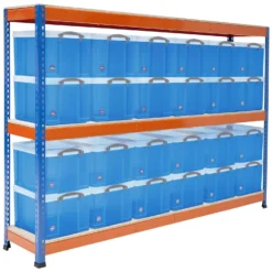 BiG400 Archive Storage Racking With 35 Litre Really Useful Boxes -Rubbermaid Shop 093067