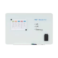 Bi-Office Magnetic Glass Whiteboard