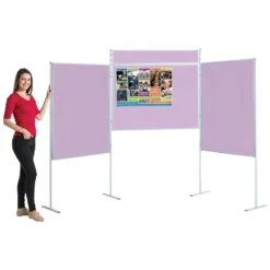 Grandstand Pole And Panel Display -Rubbermaid Shop 094046