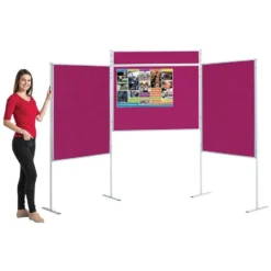 Grandstand Pole And Panel Display -Rubbermaid Shop 094047