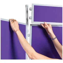 Grandstand Pole And Panel Display -Rubbermaid Shop 094417