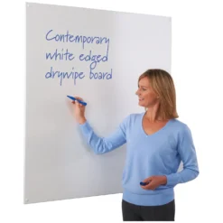 Write-On Non-Magnetic Whiteboard Wall -Rubbermaid Shop 094487