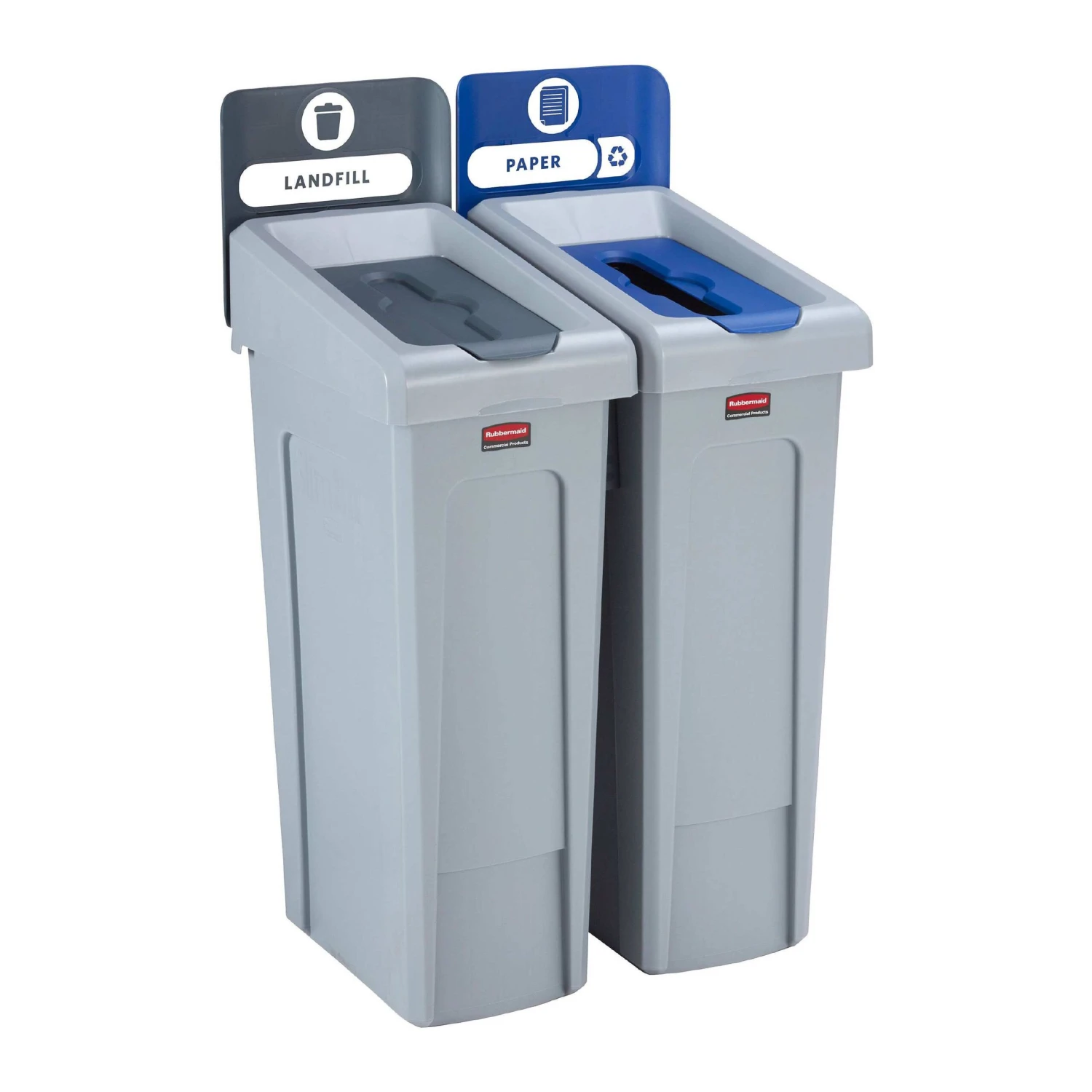 Rubbermaid Slim Jim Make Your Own Recycling Station 1 Rubbermaid Slim Jim Make Your Own Recycling Station