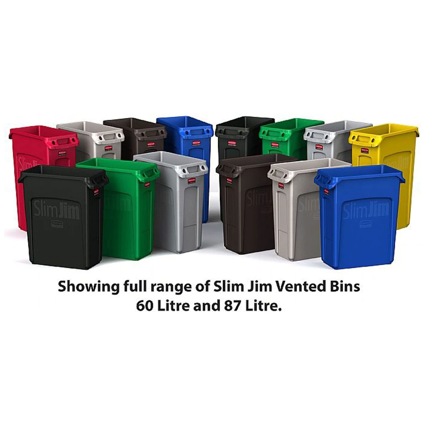 Rubbermaid Slim Jim Vented Bins 60L 10 Rubbermaid Slim Jim Vented Bins 60L - Image 10