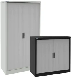 Silverline Kontrax Tambour Cupboards