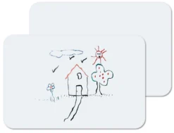 Bi-Office Laptop Whiteboards (Packs Of 6)