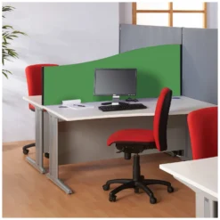 ColourPlus BusyScreen Wave Desktop Screens -Rubbermaid Shop 102989