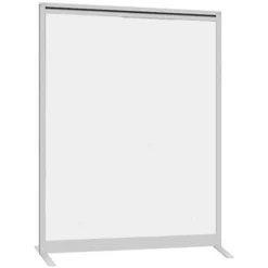 Lumiere Straight Glazed Freestanding Partition Screen