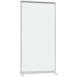 Lumiere Straight Glazed Freestanding Partition Screen -Rubbermaid Shop 103029