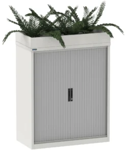 Silverline Kontrax Tambour Planters -Rubbermaid Shop 104228