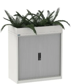 Silverline Kontrax Tambour Planters -Rubbermaid Shop 104229