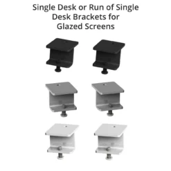 Collab Glazed Screens For Single Desks -Rubbermaid Shop 104510
