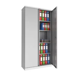 Phoenix SCL Series Steel Storage Cupboards - 2 Door 4 Shelf With Key Lock -Rubbermaid Shop 104709