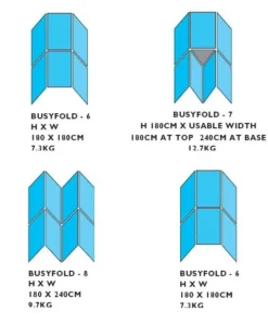Busyfold® Light Folding Display System -Rubbermaid Shop 105022