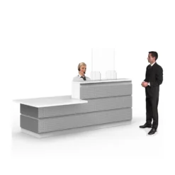 Protect Anti-Bacterial Acrylic Freestanding Screens (Pack Of 5) -Rubbermaid Shop 105738