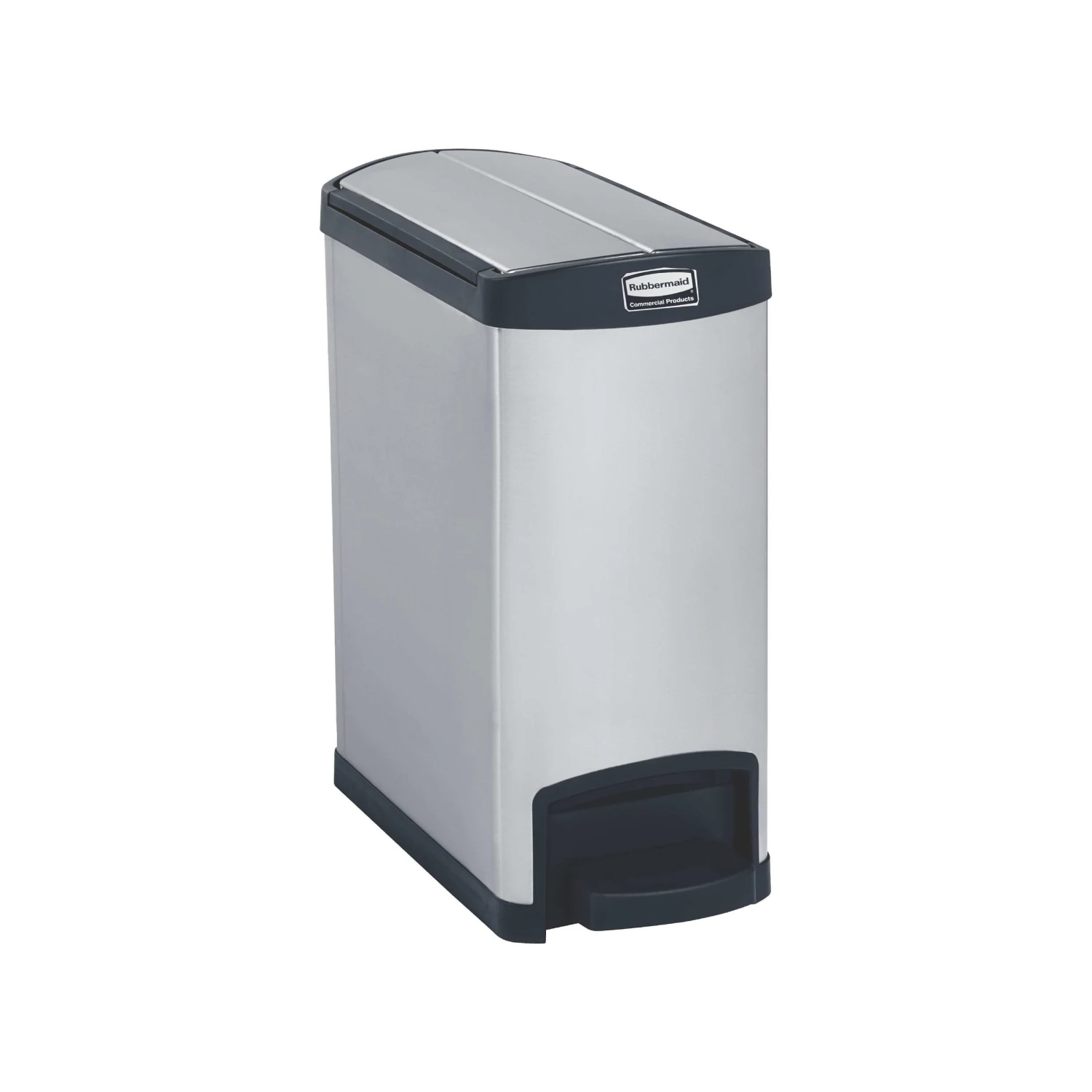 Rubbermaid Slim Jim End Step-On Metal Waste Containers 1 Rubbermaid Slim Jim End Step-On Metal Waste Containers