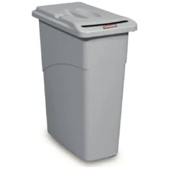 Rubbermaid Slim Jim Confidential Document Container With Lid