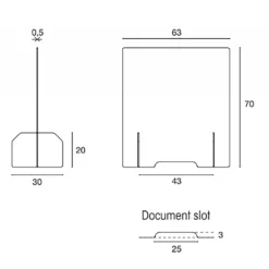Protect Anti-Bacterial Acrylic Freestanding Screens (Pack Of 5) -Rubbermaid Shop 106130