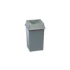 Rubbermaid Styleline Square Waste Containers With Lids 132.5L