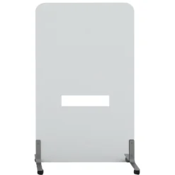 Defense Frameless Glazed Floor Mobile Screens -Rubbermaid Shop 106277