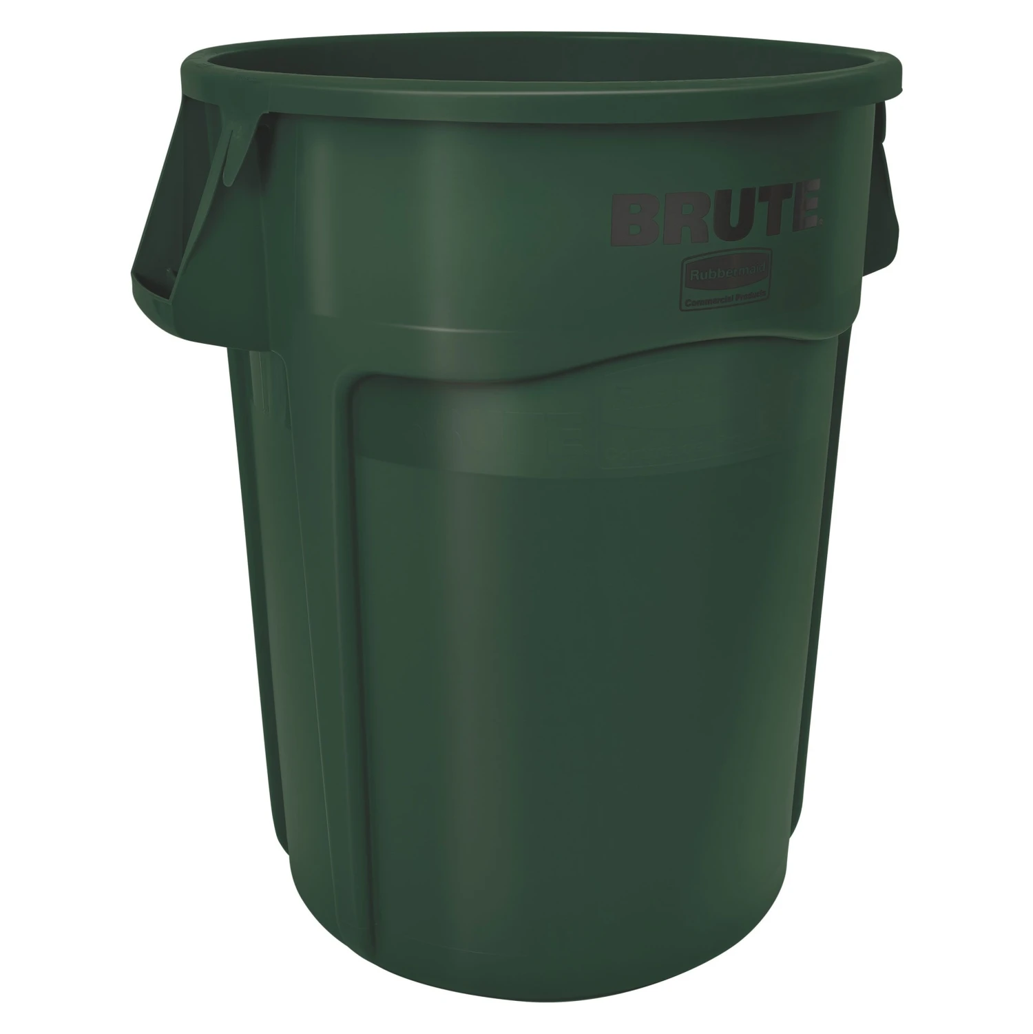 Rubbermaid Brute Round Waste Containers Dark Green 2 Rubbermaid Brute Round Waste Containers Dark Green - Image 2