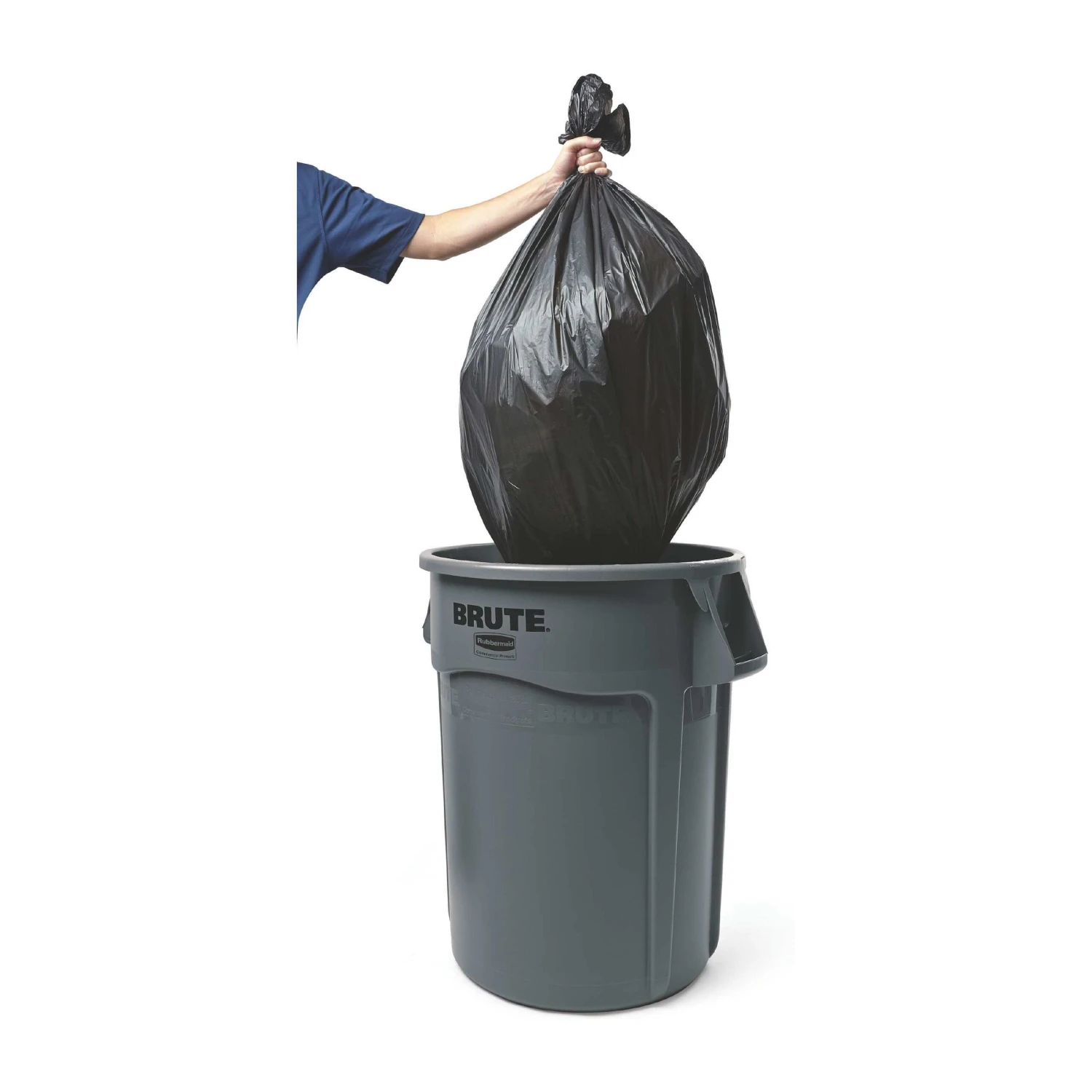 Rubbermaid Brute Round Waste Containers Dark Green 7 Rubbermaid Brute Round Waste Containers Dark Green - Image 7