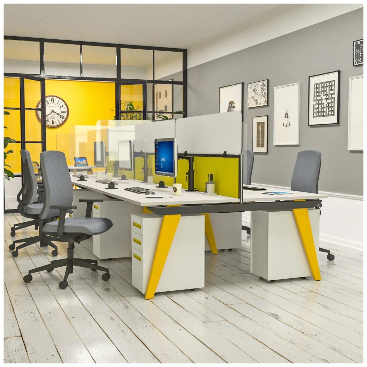 PreVent Acrylic Desktop Return Screens 4 PreVent Acrylic Desktop Return Screens - Image 4