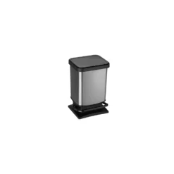 Soft Closing Metal Effect Pedal Bins