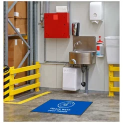 Coba Please Wash Hands Floor Mat - Pack Of 2