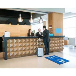 Coba Please Respect & Wait Floor Mat - Pack Of 2