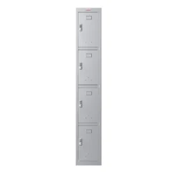 Phoenix PL Series Personal Lockers - 4 Door 1 Column With Electronic Lock -Rubbermaid Shop 108042