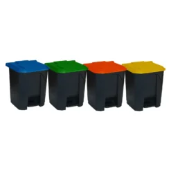 Hands Free Pedal Bins With Coloured Lids -Rubbermaid Shop 109432 scaled