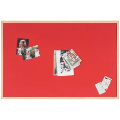 Bi-Office Reversible Red/Cork Notice Board -Rubbermaid Shop 110031