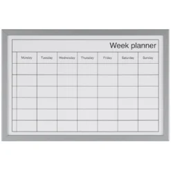 Bi-Office Dry Wipe Weekly Planning Board With Pen -Rubbermaid Shop 110055