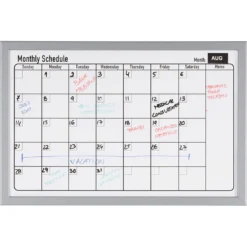 Bi-Office Magnetic Monthly Planner Drywipe Board -Rubbermaid Shop 110062