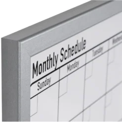Bi-Office Magnetic Monthly Planner Drywipe Board -Rubbermaid Shop 110064