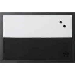 Bi-Office Black & White Message Boards Set -Rubbermaid Shop 110126